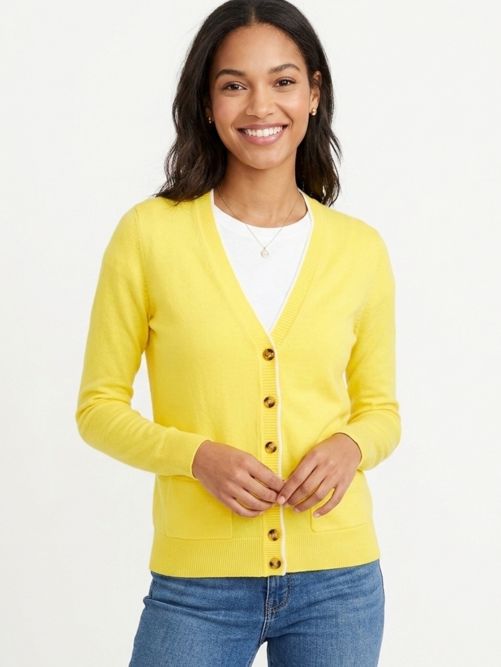 Banana Republic Yellow Women's Cardigan
